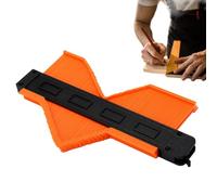 Medidor de perfil de azulejos: contorno de suelo, regla de medición, escalas de pulgadas y cm, herramienta de carpintero de precisión, mejora del hogar, carpintería, instalación de suelos de azulejos