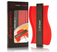 Medidor de perfil de contorno Duplicador de forma de plástico de 10 pulgadas, regla de Noveone Maestro, medidor de esquemas, multifuncional, duplicador de forma precisa, baldosas laminadas y marcas