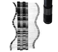 Medidor de perfil de contorno - Herramienta de copia de forma conectable de 25 cm, duplicador de tuberías, carpintería, carpintería, metal, azulejos, mampostería, baño, taller, mejoras del hogar