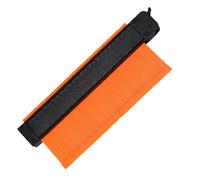 Medidor de perfil duplicador de contornos - Regla de medición de forma de madera, herramienta de plantilla ajustable, trazador de escala en pulgadas cm | Instrumento de diseño de marcado de precisión