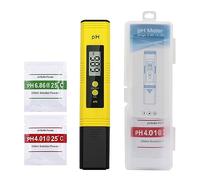 Medidor de PH 0,01 de alta precisión for Probador de Calidad del Agua con rango de medición de 0-14 adecuado for piscina y acuario(Nero)