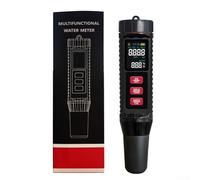 Medidor de pH 7 en 1 probador de calidad del agua con sensor alto, para prueba de agua potable y piscina