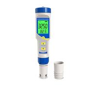 Medidor de pH 7 en 1, resolución 0,01, alta precisión, TDS, EC, ORP, ppm, medidor de salinidad for piscinas.,Resistencia a la corrosión