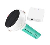 Medidor de pH agua, medidor cloración inteligente, para monitoreo de pH, ORP y CL, control por aplicación, adecuado para piscinas, spas, jacuzzis, jacuzzis y acuarios(B)