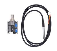 Medidor de PH de Agua Líquida Módulo de Sensor de Detección de Valor PH0-14 con Conector BNC Sonda Digital a Prueba de Agua Monitor de PH Y Medidor de Control