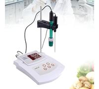 Medidor de pH de laboratorio, medidor de pH de sobremesa de alta precisión, medidor de pH automático 2 en 1, adecuado for laboratorios