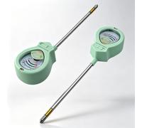 Medidor de pH del suelo 10.2 cm- para humedad y fertilidad, sonda giratoria