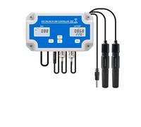 Medidor de pH, Detector de calidad del agua 3 en 1 con electrodo pH/ORP/TEMP y sonda tipo BNC for monitor hidropónico acuarios Para hidroponía, piscina