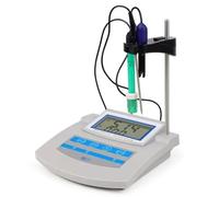 Medidor de pH digital 6 en 1, detector de calidad del agua de escritorio con compensación de temperatura y función de almacenamiento de datos for acuarios, laboratorios y piscifactorías.
