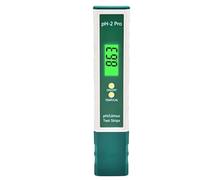 Medidor de pH digital PH-2 Pro, 0,01, bolígrafo probador, prueba de pH del agua, de 2 a 16 tiras de tornasol, retroiluminación, for acuarios, hidroponía y laboratorios.,Análisis confiable