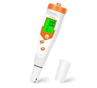 Medidor de pH Hidroponia,Medidor de EC,Kit de Prueba Digitales de pH y ppm para Agua,Solución de nutrientes hidropónicos Kit digital de pH y PPM,Adecuado para la piscina del acuario hidroponics