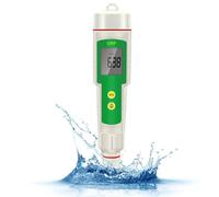 Medidor de pH, Medidor de ORP/Redox a prueba agua, monitor calidad del, analizador for acuarios y piscinas Para hidroponía, piscina