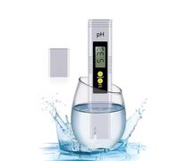 medidor de ph,medidor ph piscina Rango de test 0-14 PH, medidor digital de PH para agua, adecuado para acuarios, hidroponía, piscinas, test de calidad de agua potable, etc.