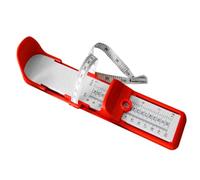 Medidor de pie de 20 cm para una evaluación precisa de la longitud y el ancho de los pies para corregir el tamaño del zapato. Medidor de longitud del pie