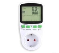 Medidor de Potencia 16A Monitor Consumo Eléctrico Medidor de | Pantalla LCD para grande con para verde, lectura clara de , amperios, voltios y costes incluso de noche