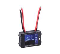 Medidor de potencia Analizador de vatímetro con pantalla LCD para drones RC FPV - Probador de corriente de voltaje 1-50V 150A Max Pwm Soporte de señal USB Firmware Actualización Mide el tiempo de
