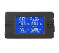 Medidor de Potencia CA Digital, PZEM-018 Voltímetro Amperímetro Multímetro Digital Medidor de Voltaje USB Probador Multifunción con Pantalla LCD 80-260VAC