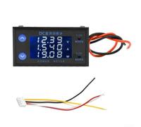 Medidor de potencia DC 0-500V 10A con retroiluminación LCD para pruebas de corriente de voltaje en laboratorios industriales (sola cabeza)