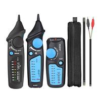 Medidor de potencia de fibra óptica, Fwt81 Rastreador de cable Rj45 rj11 Red de cables telefónicos LAN TV Probador de Finder de línea eléctrica + AVD06 Probador de voltaje de modo dual