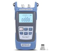 Medidor de potencia de fibra óptica, localizador visual de fallas, probador de cable de fibra óptica de alta precisión de 15 km, con pantalla digital, medidor de potencia óptica portátil, longitud de