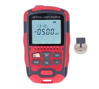 Medidor de Potencia de Fibra óptica, Longitud de Onda Dual 1310 Nm 1550 Nm Medidor de Potencia óptica Fibra Fuente de Luz de Fibra óptica Monomodo, Prueba, Medida e Inspección