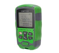 Medidor de Potencia de Fibra óPtica, Medidor de Luz de Fibra de -70~+10 DBm, Probador de Cable de Fibra óPtica PortáTil 4 en 1 con Fuente de Luz Roja, Prueba de Red RJ45 y Luz LED con Batería Recargab