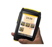 Medidor de potencia de fibra óptica, Mini OTDR Prueba activa de fibra óptica en vivo 1550 nm 20 dB Reflectómetro Pantalla táctil Mapa eventos OPM Probador(FWT 100 S5L iOLA UPC)