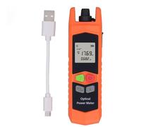 Medidor de Potencia de Fibra óptica, Probador de Cable de Fibra óptica de Alta Precisión con Luz LED, Respuesta Rápida, Portátil con Interfaz Universal de 2,5 Mm, para Interfaz