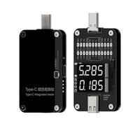 Medidor de potencia del probador - Medidor de prueba de voltaje y corriente de 1 pieza | Probadores de cargador de teléfono, herramienta de monitoreo eléctrico de detector de corriente, lecturas