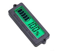 Medidor de potencia LCD externo 48V Digital para probador de capacidad de batería con visualización de porcentaje para E-Bike Solar (verde)