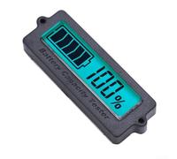 Medidor de potencia LCD externo 48V Digital para probador de capacidad de batería con visualización de porcentaje para E-Bike Solar (azul)