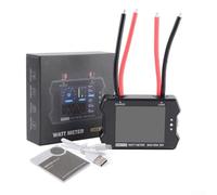 Medidor de potencia LCD WM150 150A 50V para probar voltaje y corriente en dispositivos eléctricos (A)