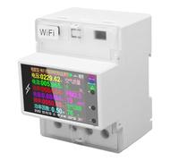 Medidor de Potencia Multifuncional, Carril DIN, Pantalla TFT de 2,4 Pulgadas, Monitor de energía eléctrica, Interruptor WiFi AC85-265V