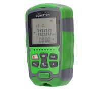 Medidor de Potencia óPtica, -70~+10 DBm Medidor de Potencia de Fibra óPtica, Probador de Potencia de Cable de Fibra óPtica PortáTil con Fuente de Luz Roja, Prueba de Red RJ45 y Luz LED y Batería