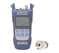 Medidor de potencia óptica: probador de fibra de mano de alta sensibilidad con luz LED, amplio rango - 50 a 26dbm, 850-1625 nm para ingeniería de comunicación y reparación de