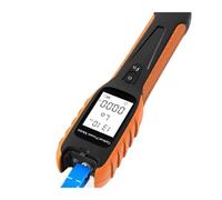 Medidor de potencia óptico, V batería recargable Mini OPM Ciclismo Fibra Óptica Medidor de potencia PON Puntero de alta potencia FC/SC/ST Herramientas de comprobación de cables (G1110-70 a 10dBm)