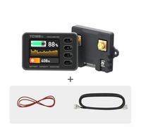 Medidor de potencia para monitoreo de capacidad de batería de litio, con seguimiento de flujo de energía en tiempo real y pantalla a color de alta resolución (B)