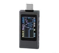 Medidor de potencia USB-C, probador de carga rápida de 40 V 16 A, para teléfono portátil para detección de batería