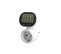 Medidor de Potencia VatíMetro Digital Medidor EléCtrico, VoltíMetro Medidor de Costo de EnergíA Enchufe Giratorio de 45 Enchufe de la UE
