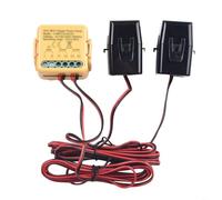 Medidor de potencia WiFi 80A abrazadera transformador de corriente KWh Monitor de potencia con corriente de voltaje Control de seguimiento de consumo en tiempo real compatible con asistentes de voz