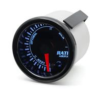 Medidor de presión Combustible for automóvil 2" y 52 mm, Bar PSI, Temperatura Gases Escape, Agua/Aceite, relación Aire-Combustible, Voltaje, tacómetro, Auto Carreras(Orange)