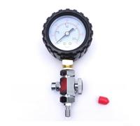 Medidor de presión compacto para buceo con construcción de latón y regulador ajustable para una medición precisa de baja presión de hasta 300 psi, equipo esencial para buceo seguro y esnórquel