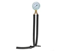 Medidor de presión de combustible de conexión rápida general 0 a 150 Psi para sistema de combustible de coche carcasa de metal doble para escala