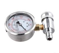 Medidor de presión de inserción rápida de 38 pulgadas diseñado con capacidades a prueba de golpes y resistentes a la presión que soportan hasta 5000 PSI