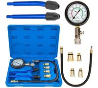Medidor de presión de motor de gasolina 0-20 BAR | Manómetro + adaptador M10, M12, M14, M18 | Kit de diagnóstico para medición de presión