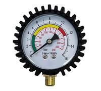 Medidor de presión de neumáticos de servicio con conectores de cobre Pantalla LCD de fácil lectura para automóvil Camión Motocicleta Resolución 0.1psi Medidor de presión de neumáticos digital