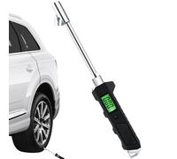 Medidor de presión de neumáticos Pantalla LCD Probador de alta precisión de | Monitor de presión de aire de doble cabezal con luz de fondo para SUV Camiones Mantenimiento