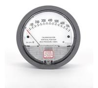 Medidor de presión diferencial industrial con puntero analógico, opciones de montaje flexibles para una medición precisa de la presión en varias aplicaciones (0-750pa)