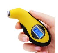Medidor De Presión Digital De 150 Psi - Medidor De Presión Del Neumático Digital 150 PSI 10 BAR Con 4 Parámetros Y Neumático De Cartón Pan De Cartón | Fácil De Usar En Coches V