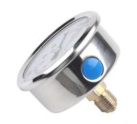 Medidor de presión hidráulico y de vacío 0 100 bar PSI con esfera de doble escala de 60 mm, Mpa/Psi y carcasa rellena de glicerina para un rendimiento industrial fiable (0-100 bar)